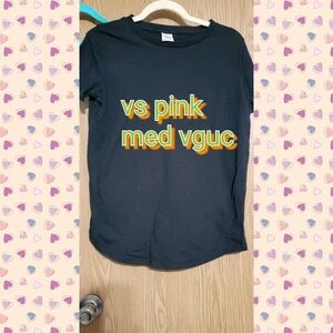PINK Victoria's Secret Kids Tee in Black